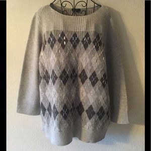 Talbots Gray Sweater